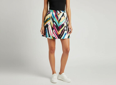 rozkloszowane spódnice midi w kwiaty: H&M, Spódnica damska, rozmiar S