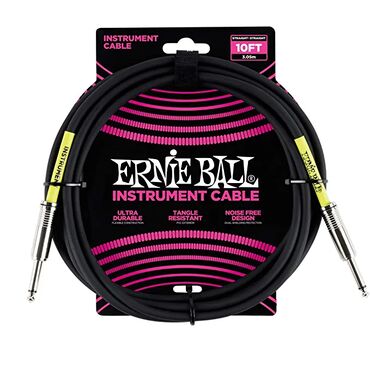 gitara kabel: Ernie Ball 6048 Ultraflex 10' Alət üçün kabel (3 metr) ( Gitara üçün