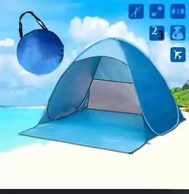 meca trba: Šator za plažu ✨ Novo, u originalnom pakovanju 🏖️ Štiti od sunca i — 1