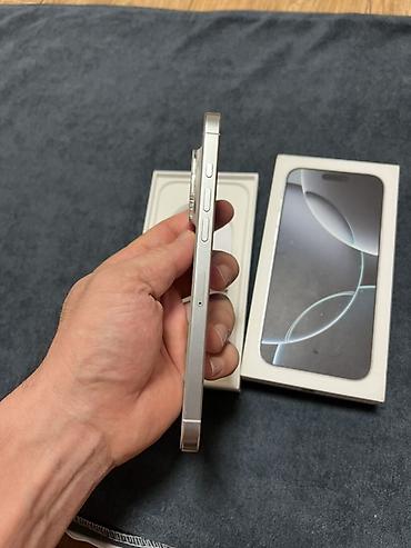 apple 16pro max: IPhone 16 Pro Max, Б/у, 256 ГБ, White Titanium, Коробка — 3
