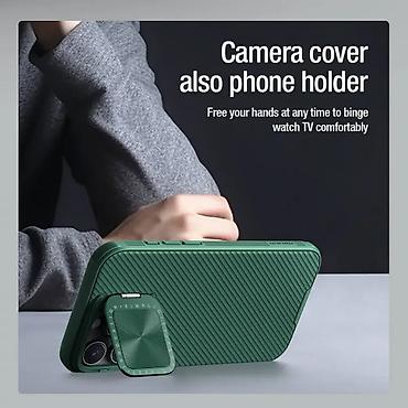 Maske i futrole za telefone: Maska Nillkin CamShield Prop Magnetic za iPhone 16 Pro Max 6.9 crna — 5