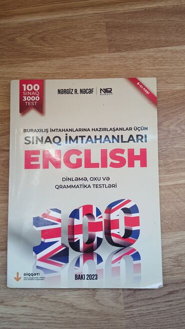 Testlər: İngilis dili Nergiz Necefli 100 sinaq yeni vezyetdedir Çatdırılma