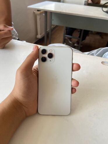 айфон 11 цена бишкек бу: IPhone 11 Pro, Колдонулган, Ак, 75 %
