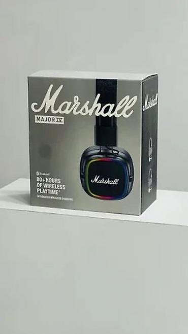 alisa max: Беспроводные накладные наушники, Marshall, Новый — 2
