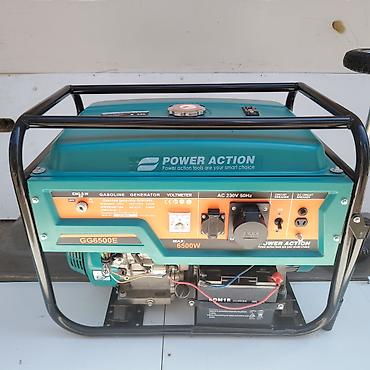 action: Power Action GG6500E benzinli generator - Maksimal güc: 6500W - — 1