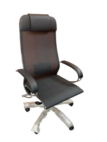 купить стул со спинкой: Офис креслолор, Жаңы, Дөңгөлөктүү, түсү - Кара, Акысыз жеткирүү