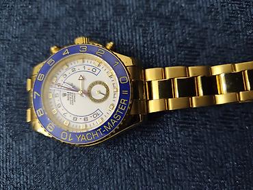 ucuz saatlar instagram: Rolex Yacht‑Master II stilində qol saatı - Korpus və qolbaq: qızılı — 1