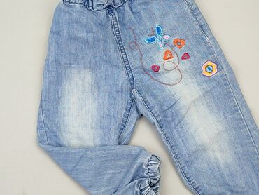 jeansy z motylkami: Джинси, 1,5-2 р., 92, стан - Дуже гарний