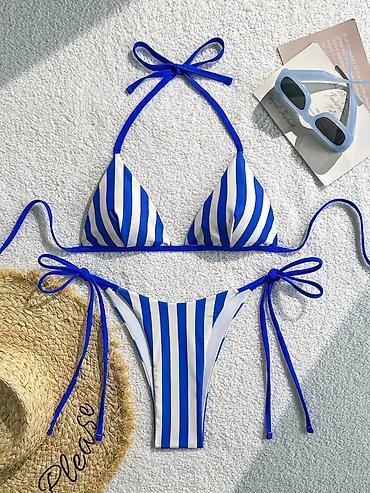 siroko: - Dizajn: klasičan trouglasti grudnjak i bikini gaćice sa vezivanjem — 1