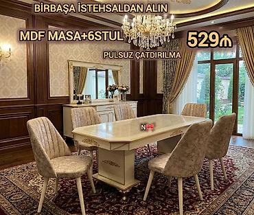 agac satilir: Satılır:*Birbaşa istehsalçıdan klassik masa dəsti* Qeyd:Yenidir və — 1