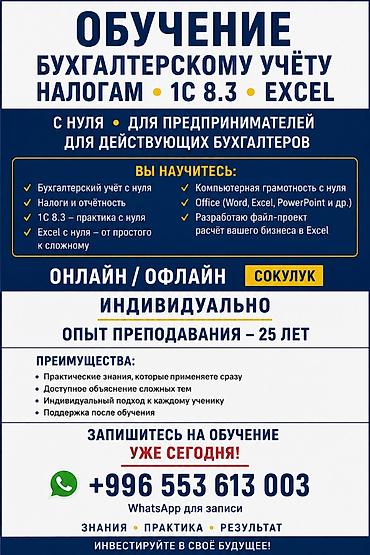 surron light bee x: Обучение бухгалтерскому учёту, налогам, 1С 8.3 и Excel. Формат: - — 1