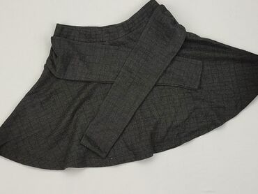 spódniczka jeansowa czarna z guzikami: Spódniczka, Zara, 9 lat, 128-134 cm, stan - Dobry
