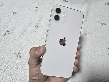 iphone 10: IPhone 12, Б/у, 64 ГБ, White Titanium, Зарядное устройство, 77 % — 1