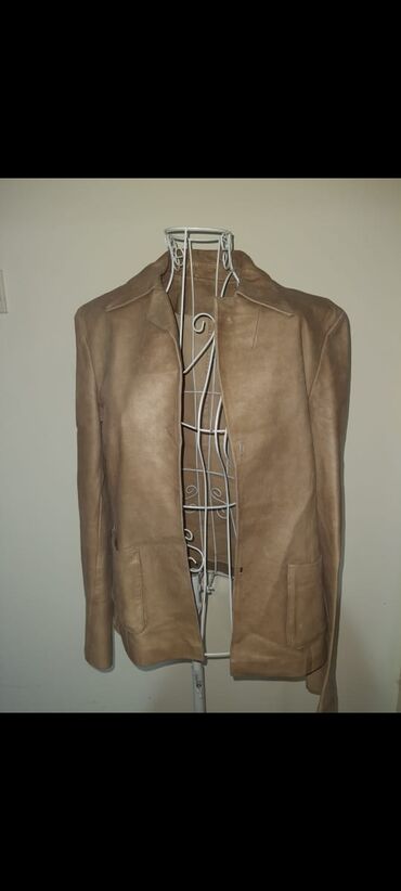 стирающая кожаная куртка: Кожаная куртка, Классическая модель, Натуральная кожа, XL (EU 42)