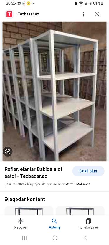 set mebel: Metal rəf və arxiv sistemləri - Ofis, anbar və arxivlər üçün metal — 3