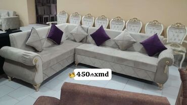 kuxna üçün künc divan: Угловой диван, Новый, Ткань, Бесплатная доставка в черте города