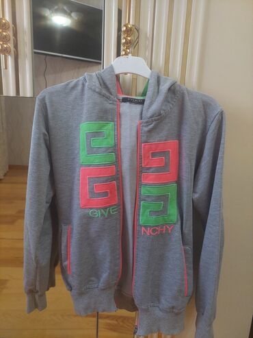 Комбинезоны: Мужская толстовка, Givenchy, M (EU 38), цвет - Серый