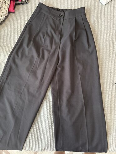 джинсы палаццо: Джинсы и брюки, цвет - Серый, Б/у