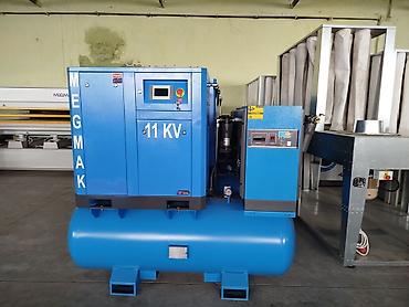 hava qurudan aparat: Sənaye tipli hava kompressoru və qurutma sistemi – MEGMAK 11 kV — 2