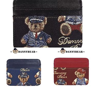 кошельки бишкек: Карточница DANNYBEAR с жаккардовым принтом мишек - Компактный формат — 1