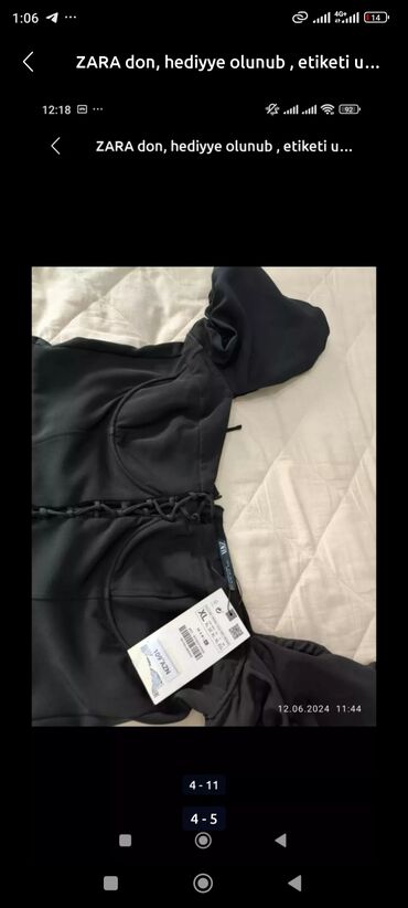 zara paltar: Ziyafət donu, Mini, Zara, XL (EU 42)