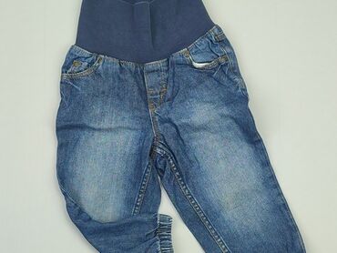 jeansy dla chłopców: Spodnie jeansowe, H&M, 1.5-2 lat, 92, stan - Dobry