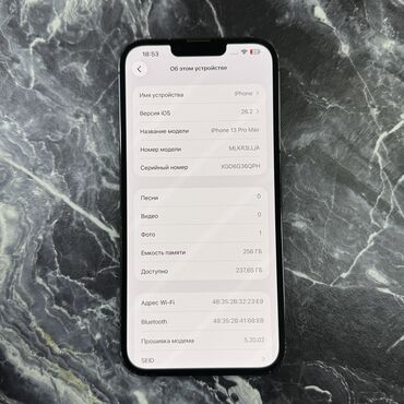 Apple iPhone: IPhone 13 Pro Max, Б/у, 256 ГБ, Space Gray, Чехол, 80 % — 7
