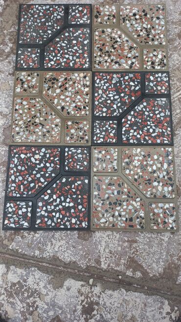 Beton plitələr: Məhsul: Kafel/daş döşəmə plitələri (mozaik daş çınqıllı dizayn) - — 17