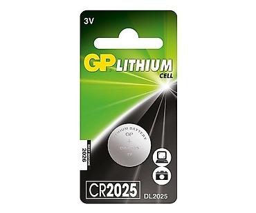 Аксессуары: GP CR2025 3V litium saat batareyası - Növ: CR2025 (DL2025 — 1