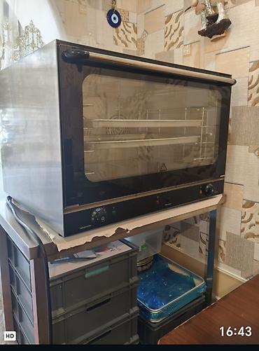 Peşəkar elektrik konveksiya sobası - Material: paslanmayan polad