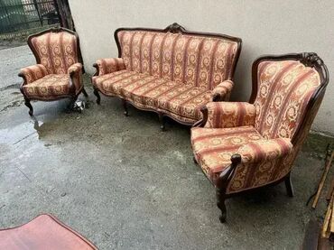 Stilske garniture: Stilska garnitura - EXTRA STANJE Trosed i dve fotelje 🛋️ Garnitura — 6