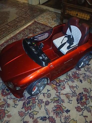 Uşaq üçün elektrik maşınları: Uşaq üçün elektrikli minik maşını – kabriolet tipli, metalik qırmızı — 3