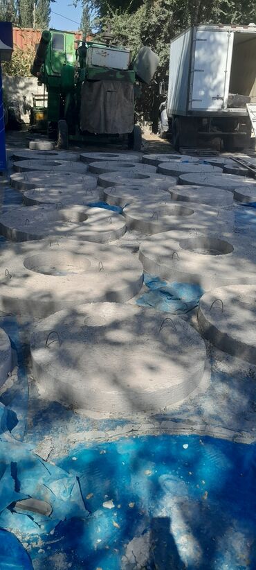 Железобетонные (ЖБИ) кольца для септика: Железобетонное (ЖБИ) кольцо для септика Размер: 110 x 90 x 8 см, Бесплатная установка, Оптом — 3