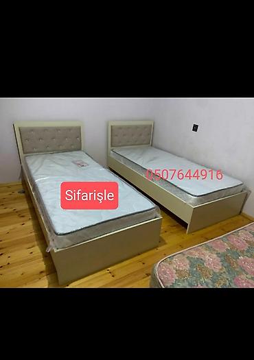 termo mebel: Yeni, Təknəfərlik çarpayı, Bazalı, Matras ilə, Siyirməsiz, Rusiya — 2