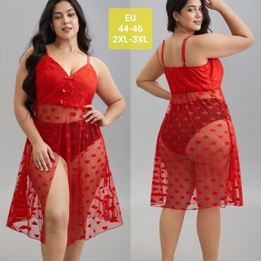 salonke sa kaisem: 2XL (EU 44), Novo, bоја - Crvena