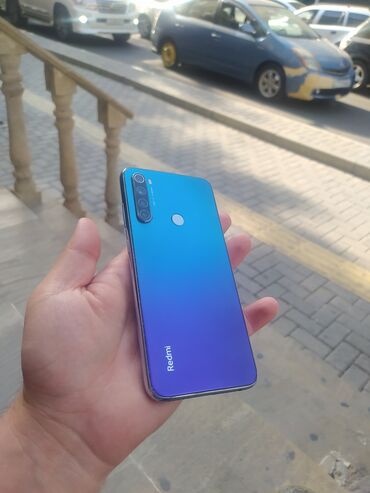 Redmi: Redmi Note 8, 32 GB, rəng - Göy, Zəmanət, Barmaq izi, İki sim kartlı