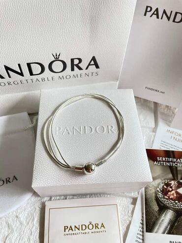 pandora minđuše: Charm bracelet, Pandora, Material: Stainless steel