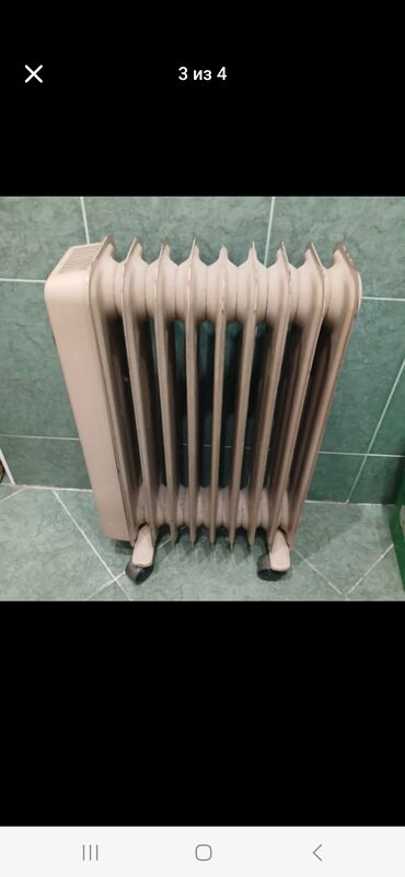 fasad daş: Yağ radiator tipli elektrikli qızdırıcı - Tip: Yağla doldurulan