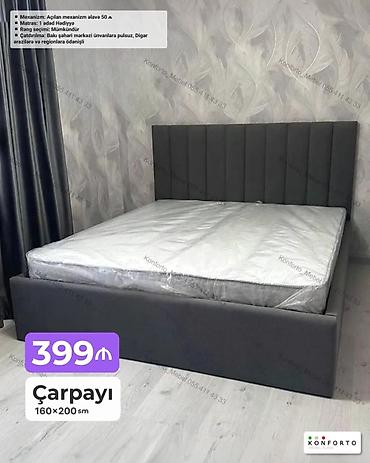 Məhsul: Yumşaq başlıqlı çarpayı Ölçü: 160×200 sm Xüsusiyyətlər: - lalafo.az -da Məhsul: Yumşaq başlıqlı çarpayı Ölçü: 160×200 sm Xüsusiyyətlər: -