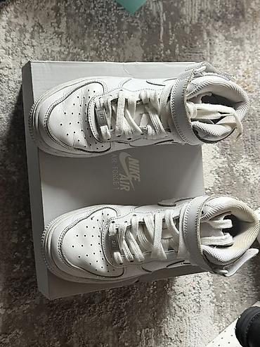 nike air force 1: Nike Air Force 1 High – ağ rəng Originaldı go sportdan alınıb 240 — 4