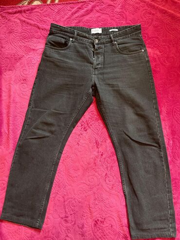 джинсы труба: Джинсы 2XL (EU 44), 3XL (EU 46), цвет - Черный