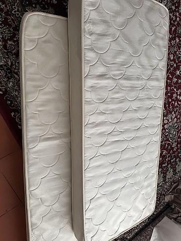 table and chair: Спальный матрас, Новый, Односпальный, Пружинный, Жаккард, Lina (Лина), Матрасы средней жесткости — 1