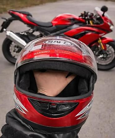 "prodajamotora.rs" motocikli: Kaciga za motor, sa zaštitnom folijom na viziru. Modernog sportskog — 2