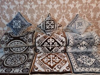 тележку удобная: Тошок Новый, Жер төшөк, цвет - Коричневый, Серый, Самовывоз, Бесплатная доставка