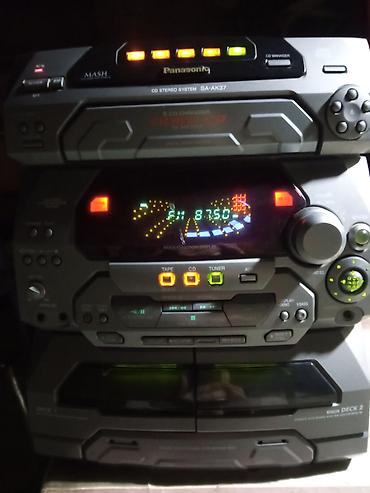 kaset dvd: Musiqi mərkəzi Panasonic SA-AK37 Продаётся Panasonic SA-AK37. AUX — 5