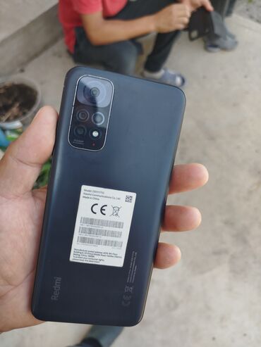 Redmi, Redmi Note 11, Колдонулган, 128 ГБ, түсү - Боз