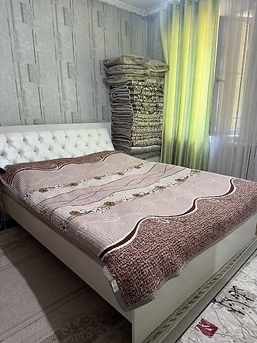 Спальные гарнитуры: Спальный гарнитур, Б/у, Двуспальная кровать, Шкаф, Комод, Кыргызстан, Самовывоз, цвет - Белый — 3