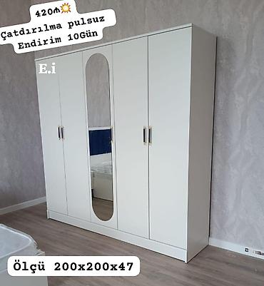 küçə qapısı: *5 qapılı dolab 420Azn💥* ✔️Rəng seçimi var ✔️ Çatdırılma və — 1