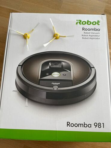 su ilə işləyən tozsoran: Robot Roomba 981 2aydi alinib 1 defe istifade olunub cox