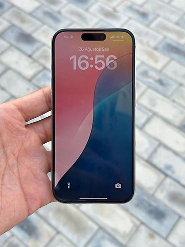 iphone 17: IPhone 15 Pro, 128 GB, Gümüşü, Face ID — 3